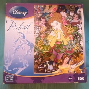 Disney Portrait Series Puzzle with Yellow and Purple